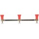 COLUMNA CON PULVERIZADOR REGULABLE 3 SALIDAS - GOMA