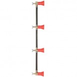 COLUMNA CON PULVERIZADOR REGULABLE 4 SALIDAS - GOMA