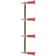 COLUMNA CON PULVERIZADOR REGULABLE TURBO - 4 SALIDAS - GOMA
