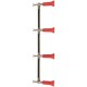 COLUMNA CON PULVERIZADOR REGULABLE TURBO - 4 SALIDAS - GOMA