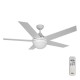 VENTILADOR DE TECHO CON MANDO MODELO ADRIATICO BLANCO 60W Ø ASPAS 132 CM EDM