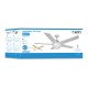 VENTILADOR DE TECHO CON MANDO MODELO ADRIATICO BLANCO 60W Ø ASPAS 132 CM EDM