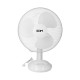 VENTILADOR DE SOBREMESA. COLOR BLANCO. POTENCIA: 35W ASPAS: Ø30x48cm EDM